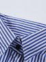 Striped Casual Loose Cotton Blouses